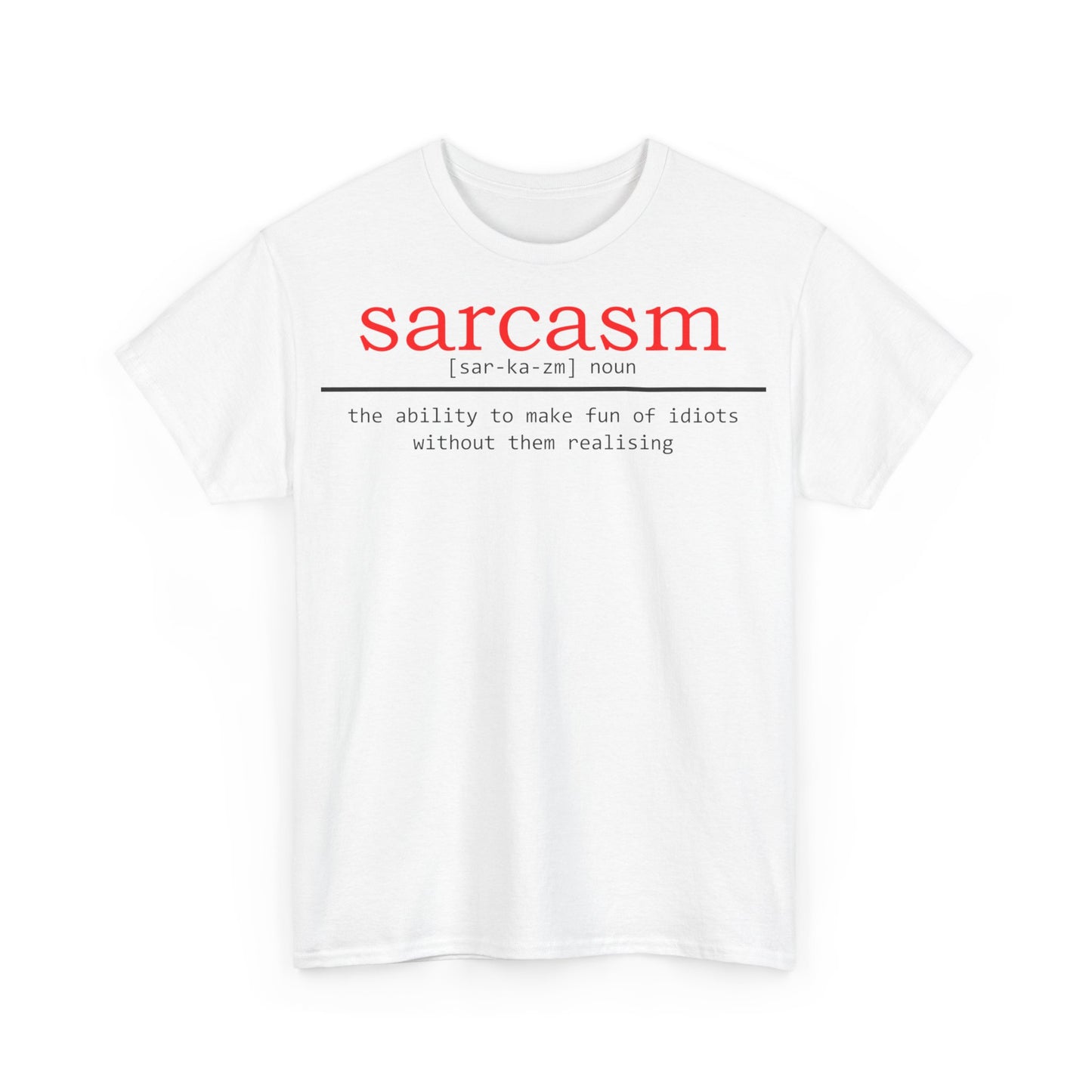 Men's "Definition of Sarcasm" Cotton Tee