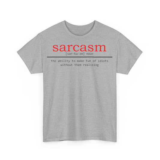 Men's "Definition of Sarcasm" Cotton Tee